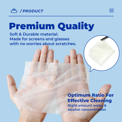 Alcean 75% Alcohol Pads - Individual Pad 50 Wipes (1 Box / 4 Boxes)