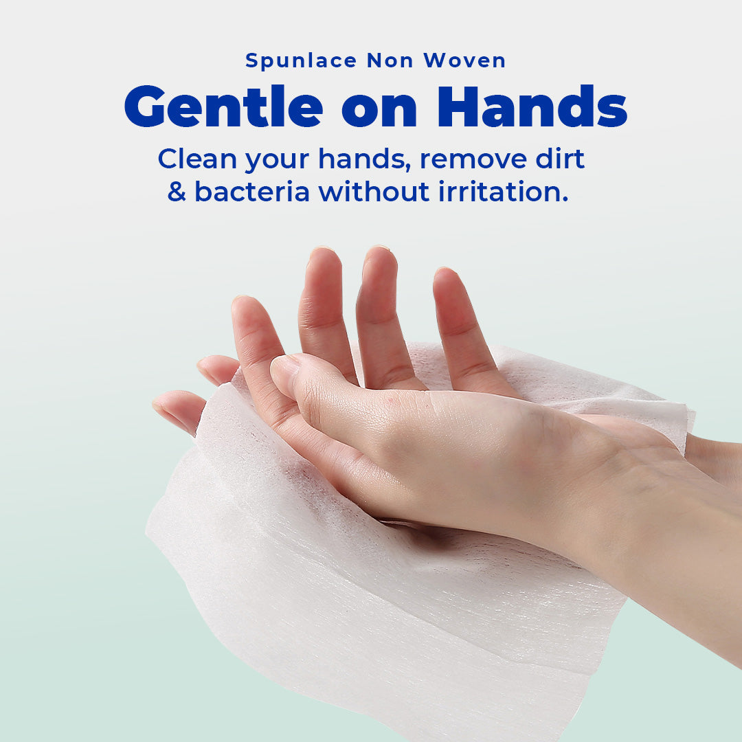 [Carton] Alcean 0% Alcohol Antibacterial Wipes (50 Wipes x 24 Packs)