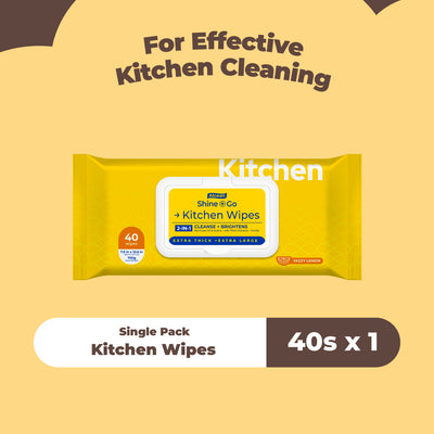 Alcean Thicker & Larger Kitchen Wipes (40 Wipes x 1 pack)