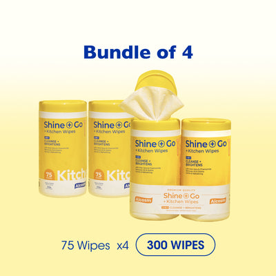 Alcosm™ Kitchen Wipes - 75 Wipes ( 75s' x 2 Canister ) [Expiry: 14 Aug 2024]
