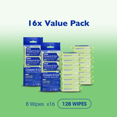 Alcosm™ Pet Wipes - 8 Wipes ( 8s' x 8 Packs ) [Expiry: 5 Oct 2024]