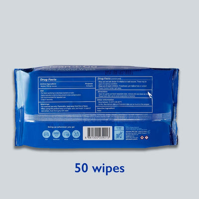 Alcosm™ 75% Classic Alcohol Wipes - 50 Wipes ( 50s' x 24 Packs )