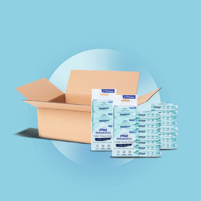 [Carton] Alcean Flushable Toilet Tissue Wipes (8 Wipes x 192 Packs)