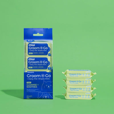Alcosm™ Pet Wipes - 8 Wipes ( 8s' x 8 Packs ) [Expiry: 5 Oct 2024]
